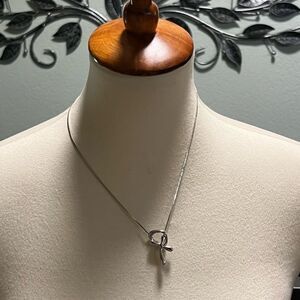 Premier Designs Elegant Silver Knot Necklace #PDNK2